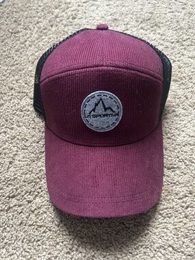La Sportiva Maroon and Black Trucker Hat